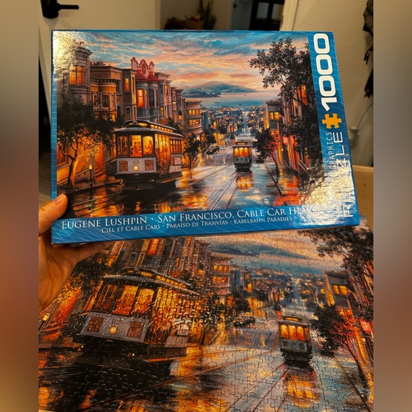 San Francisco Cable Car Heaven Jigsaw Puzzle, 1000 pcs - Picture 1 of 8